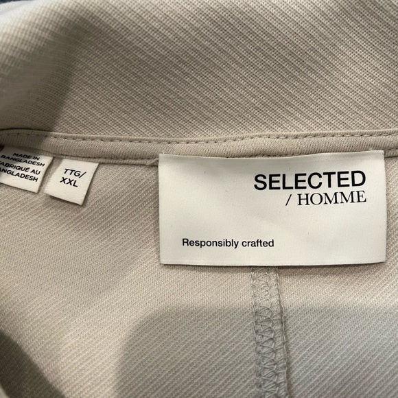 SELECTED HOMME XXL Hybrid Jacket • Beige - Picture 2 of 4